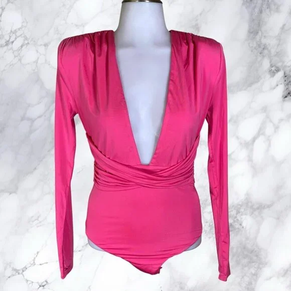 Lovers and Friends Anya Bodysuit - Hot Pink - Picture 2 of 7